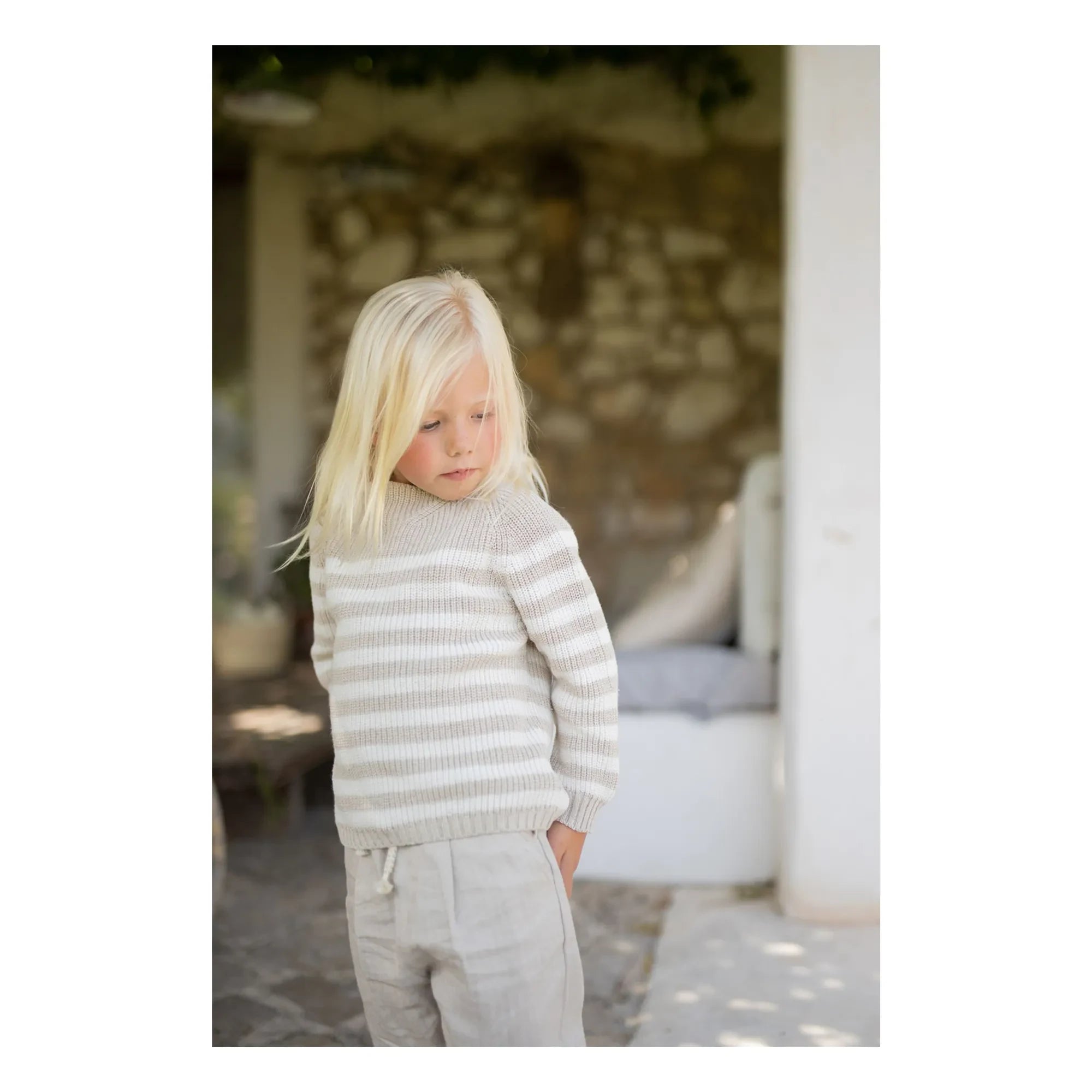 1+ en la familia - Jersey de lino Xaloc | Beige