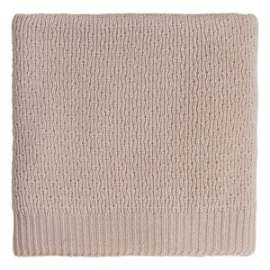 Blanca - Manta de lana merina Dora | Beige
