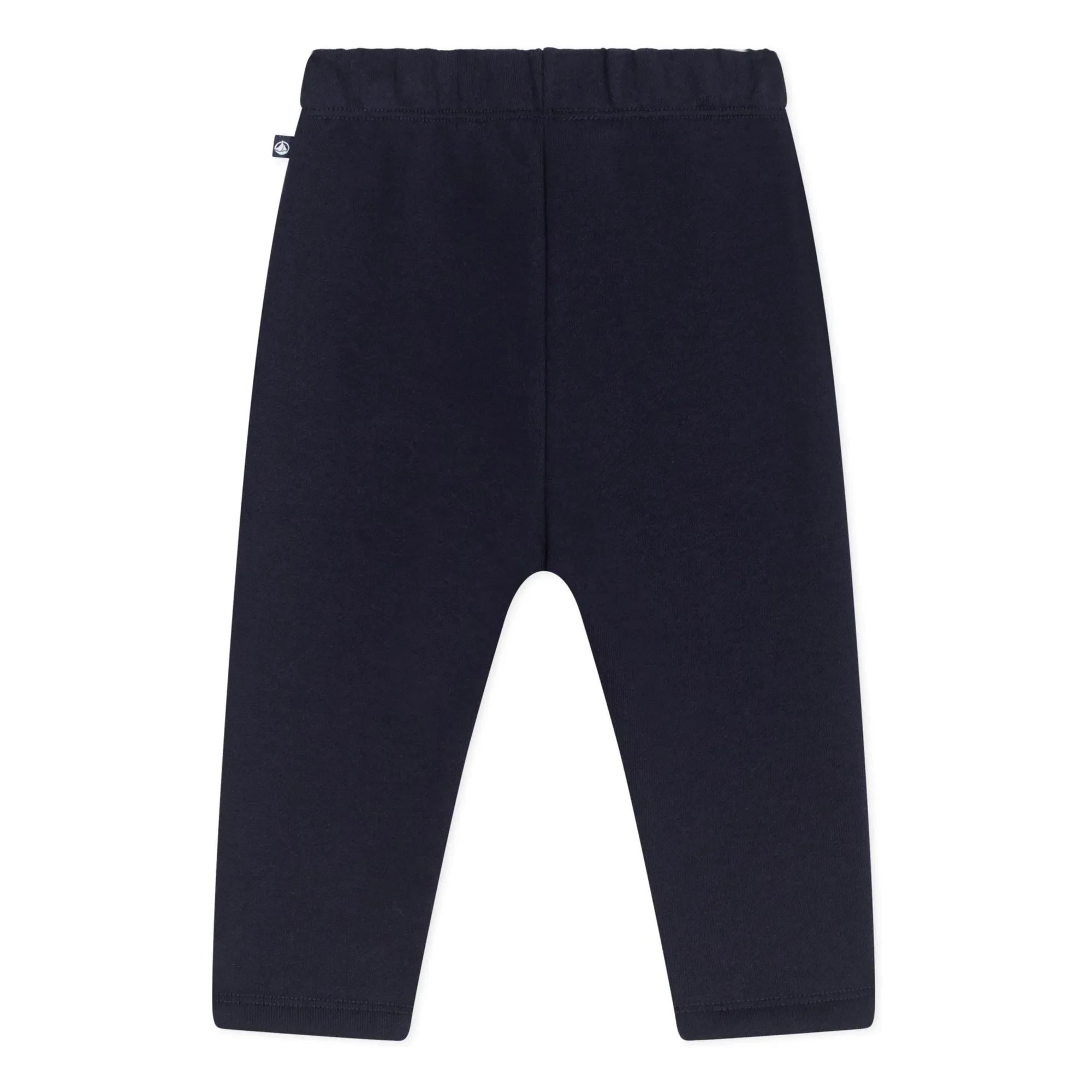 Petit Bateau - Pantalones jogger de punto elástico unisex | Azul marino