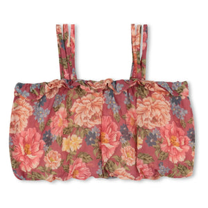 Chloé - Top de Algodón Orgánico con Estampado de Flores | Palisandro