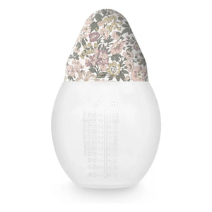 Elhée - Biberón de silicona médica y tetina fisiológica Honey Dew - Elhée x Liberty | Rosa empolvado