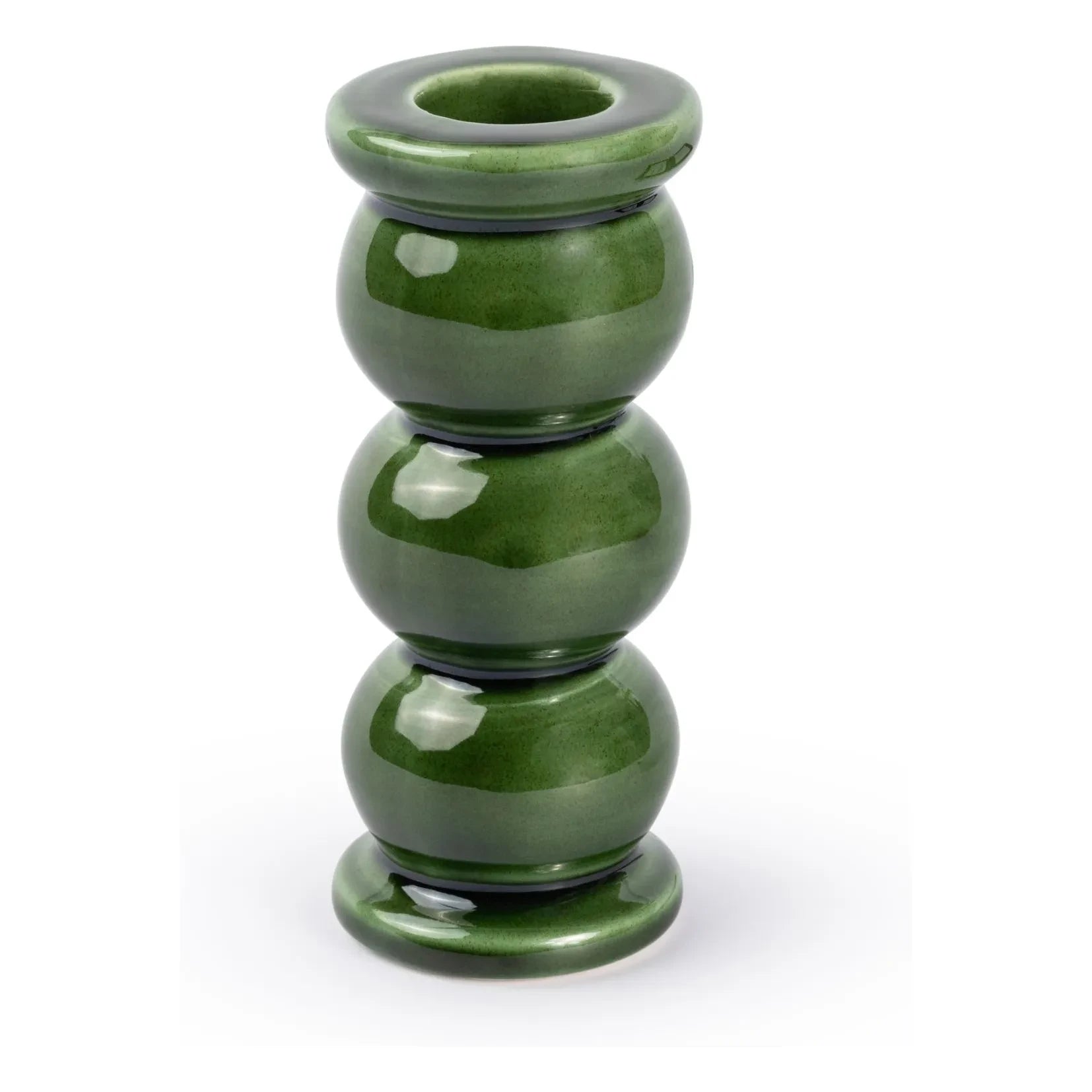 Denise - Candelabro Olaf | Verde oscuro