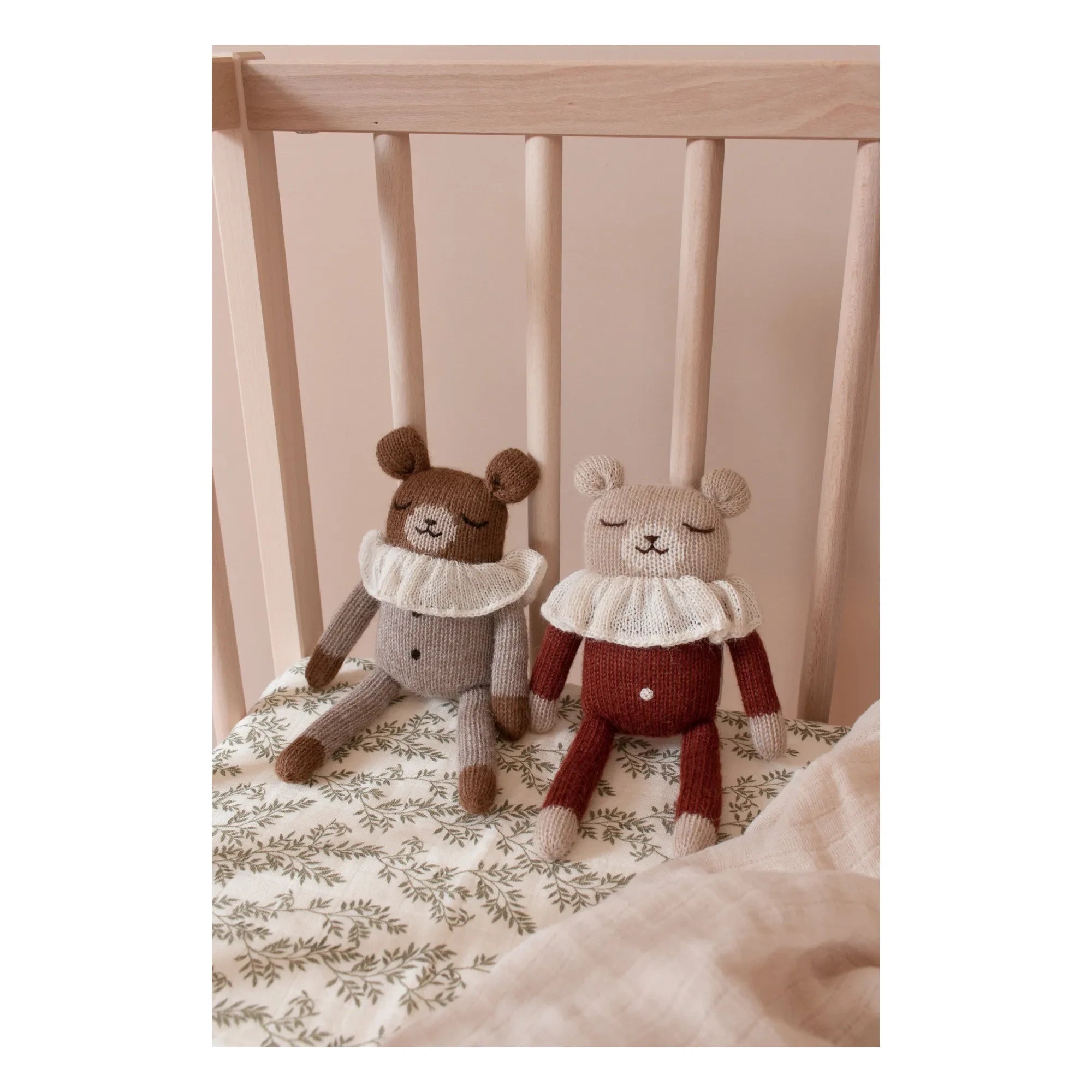 Main Sauvage - Oso de peluche grande con pijama | Terracota