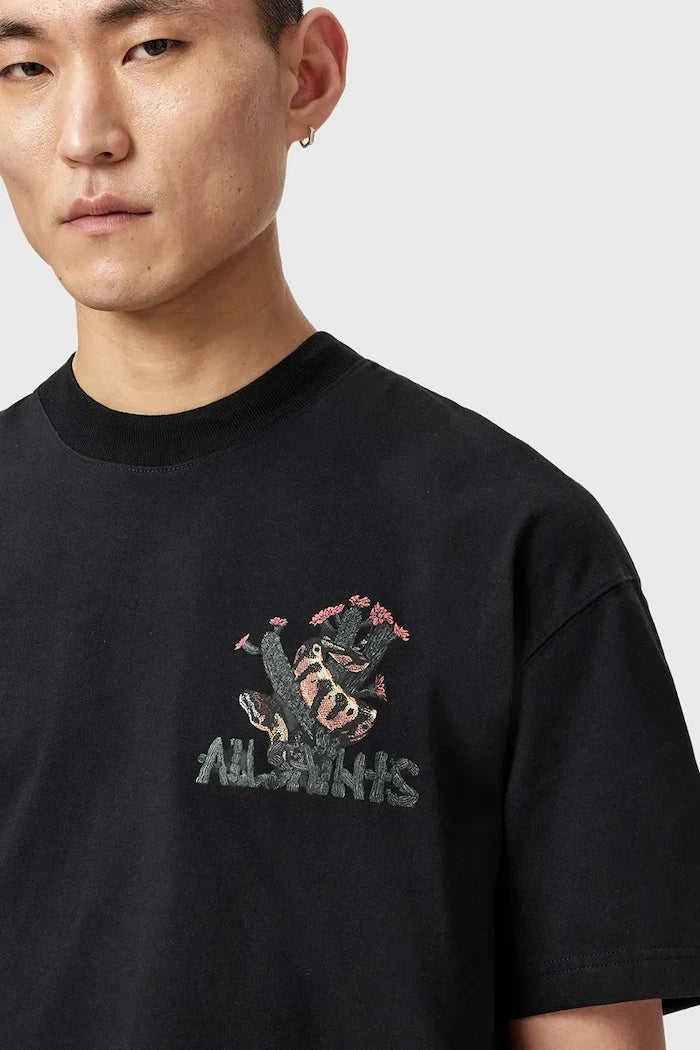 Camiseta Oversize de Algodón para Hombre AllSaints CACTI