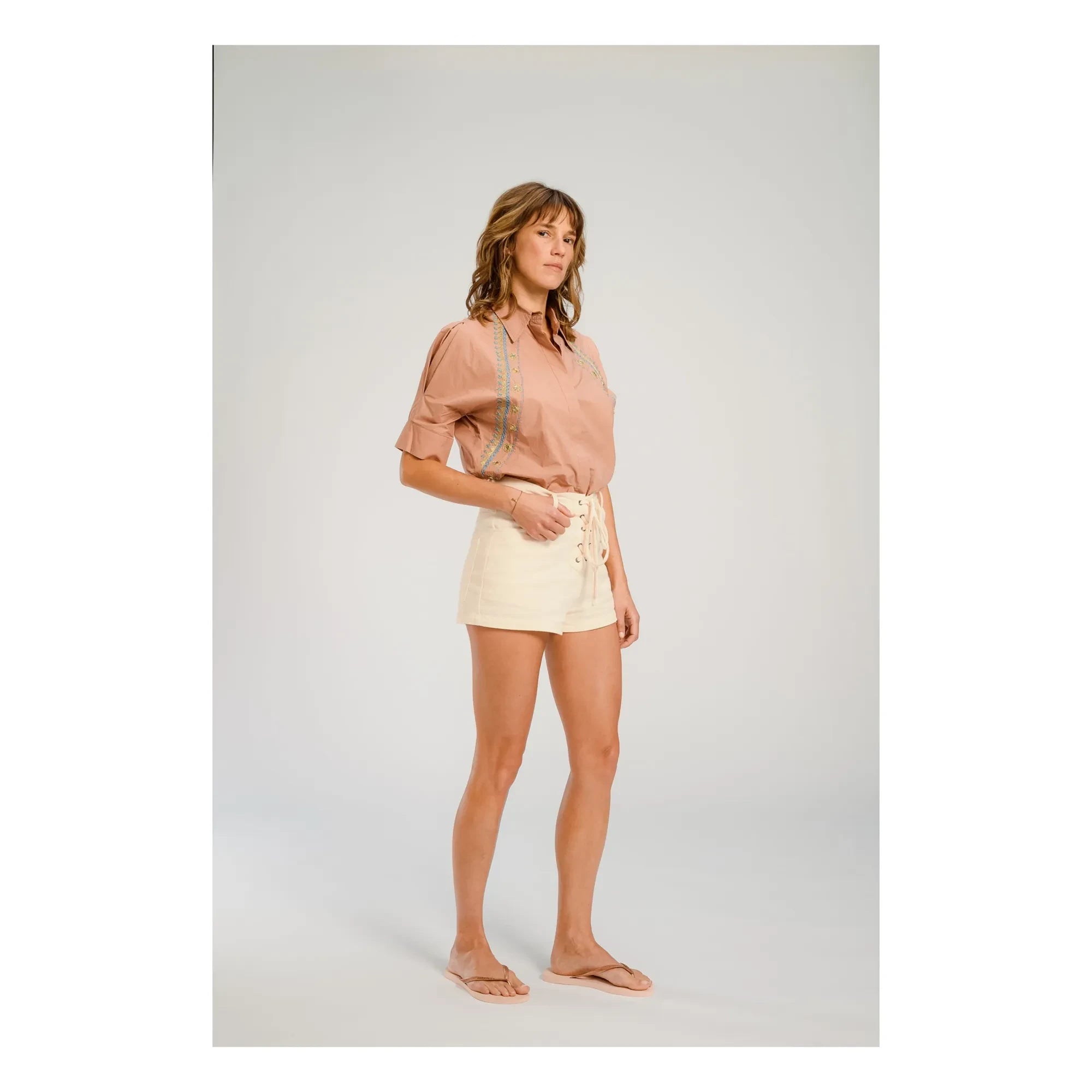 Virginie de Vinster - Blusa Los Ángeles | Terracota