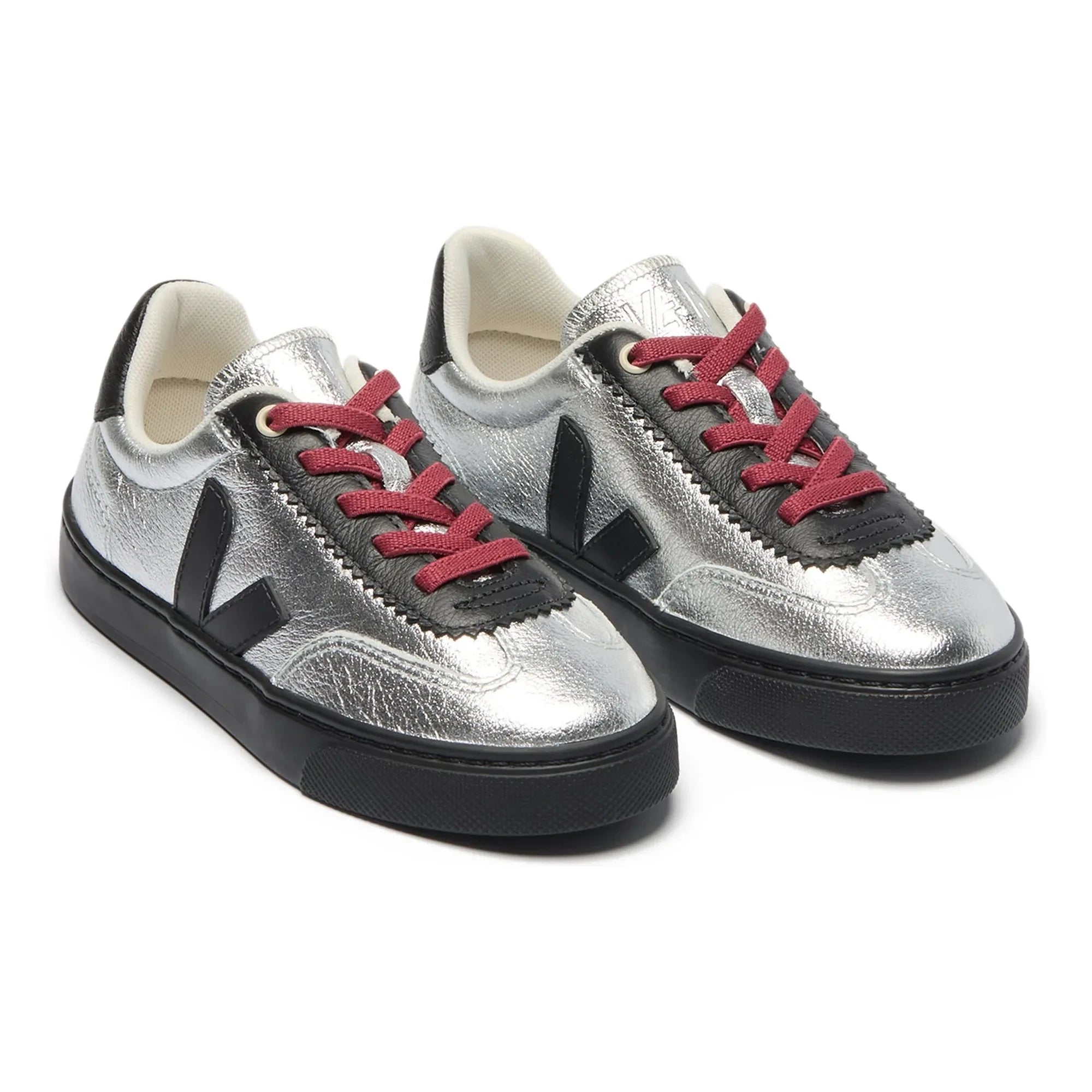 Veja - Veja x Jelly Mallow Small Volley Zapatilla de ante con cordones | Plata