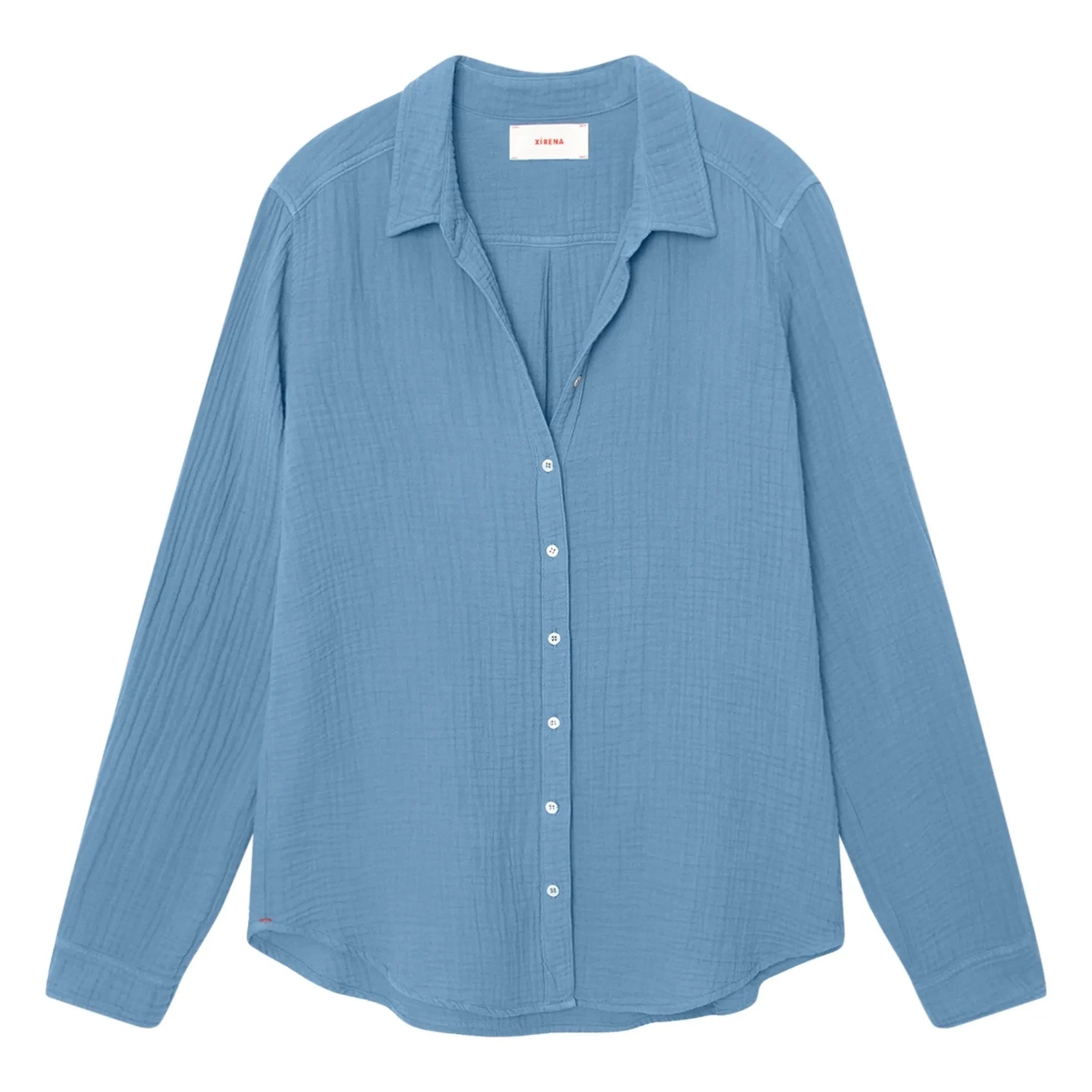 Xirena - Camisa Scout | Azul pavo real