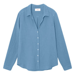 Xirena - Camisa Scout | Azul pavo real