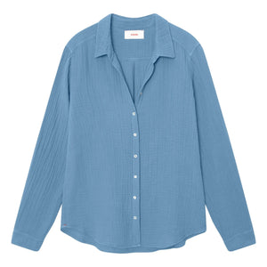Xirena - Camisa Scout | Azul pavo real