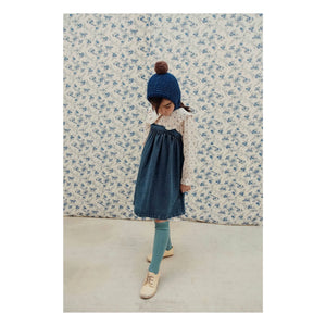 Emile et Ida - Vestido vaquero sin tirantes | Azul