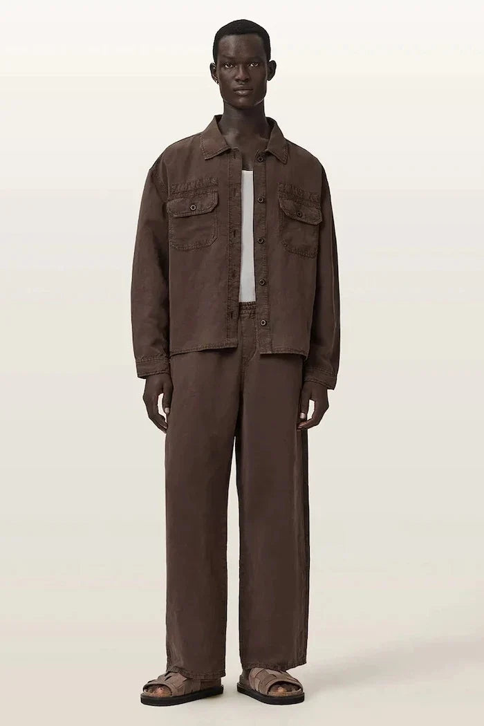 Pantalones KORTEN para hombre de mezcla de lino AllSaints