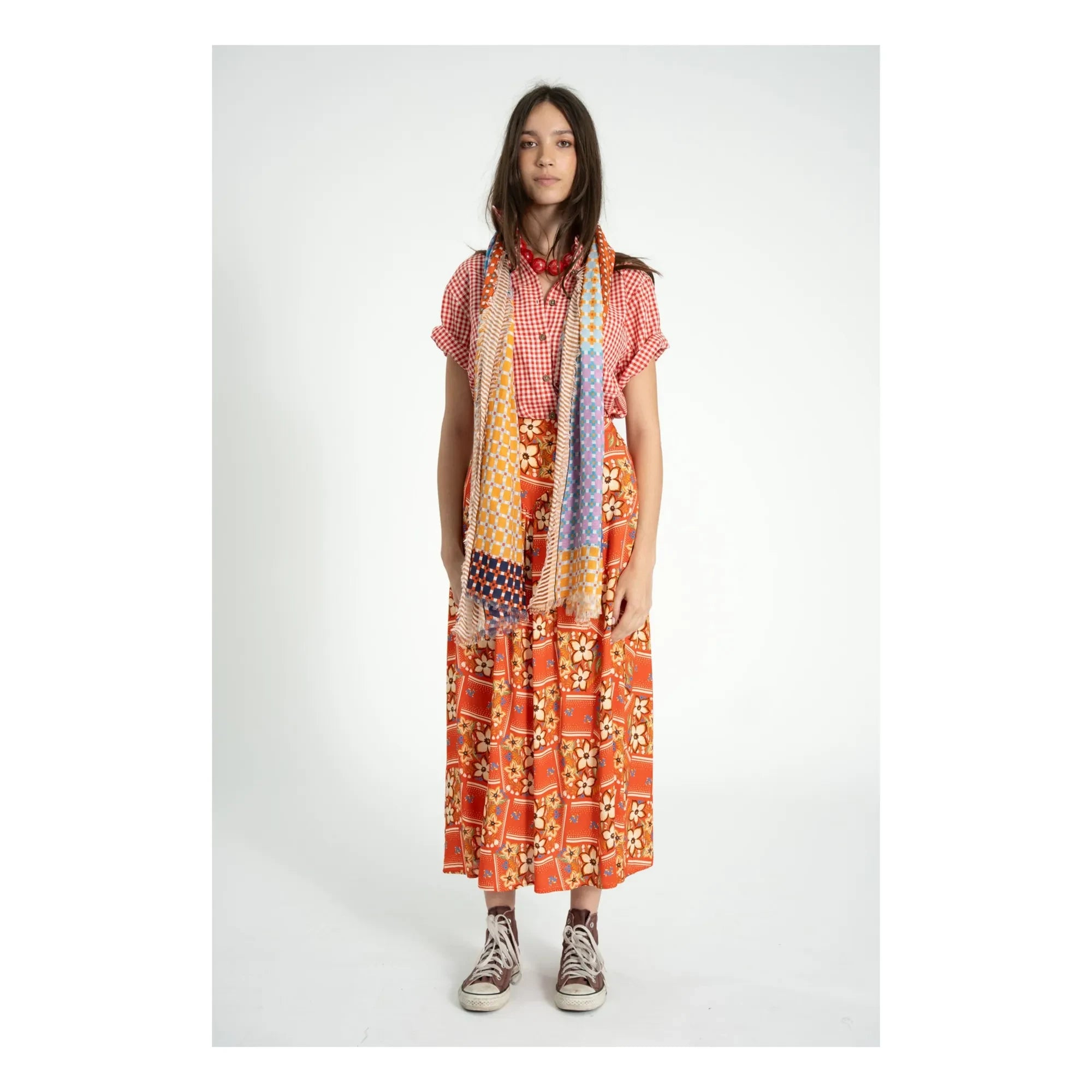 Sisters Department - Falda Estampado Floral | Rojo