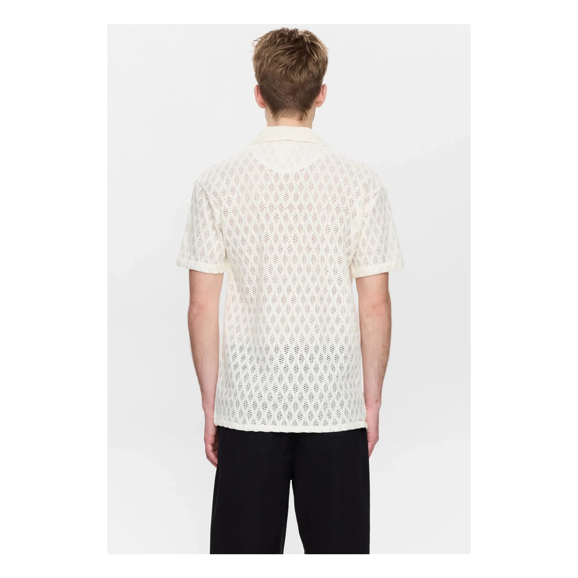 Anerkjendt - Camisa de encaje Akleander Ao | Beige