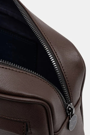 Bolso de hombro de piel para hombre Paul&Shark