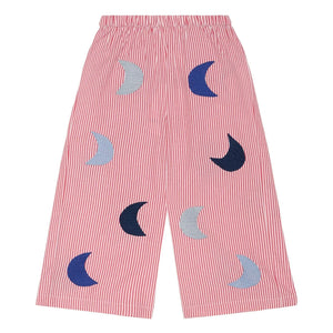 SISSEL EDELBO - Pantalón Saxo a Rayas - Colección Infantil | Rojo