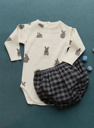 Studio Bohème - Lala Rabbits Body de Algodón Orgánico | Crudo