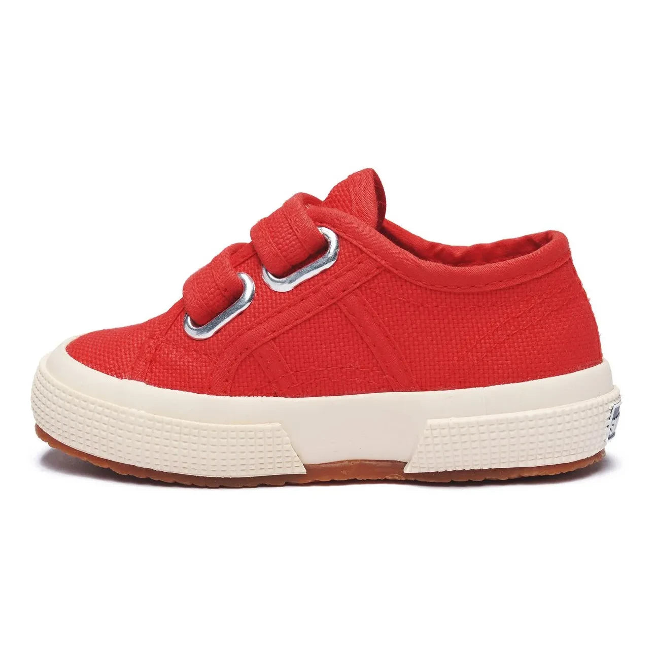 Superga - Zapatillas Deportivas Bajas de Algodón con Velcro | Rojo