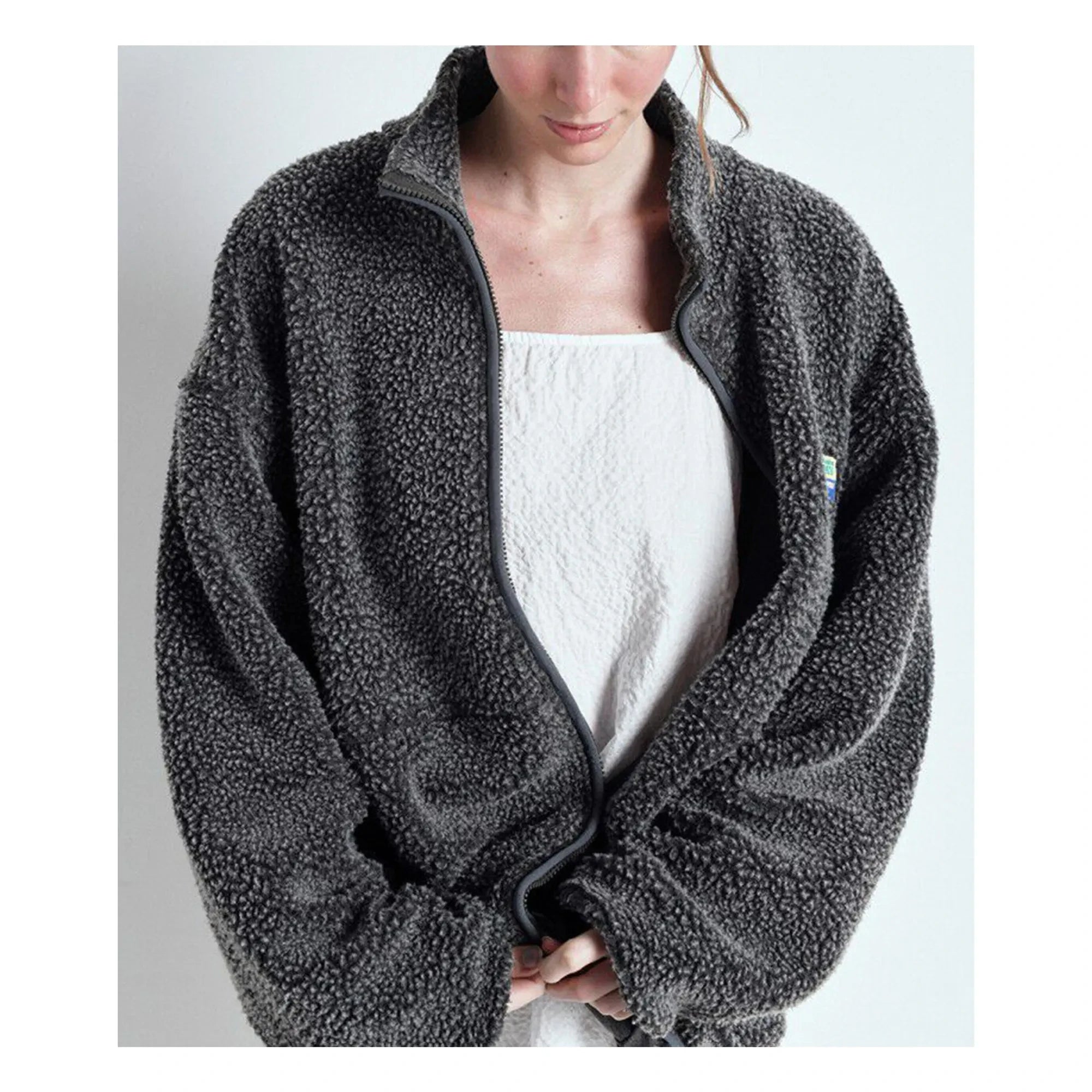 American Vintage - Chaqueta Hoktown | Gris carbón jaspeado