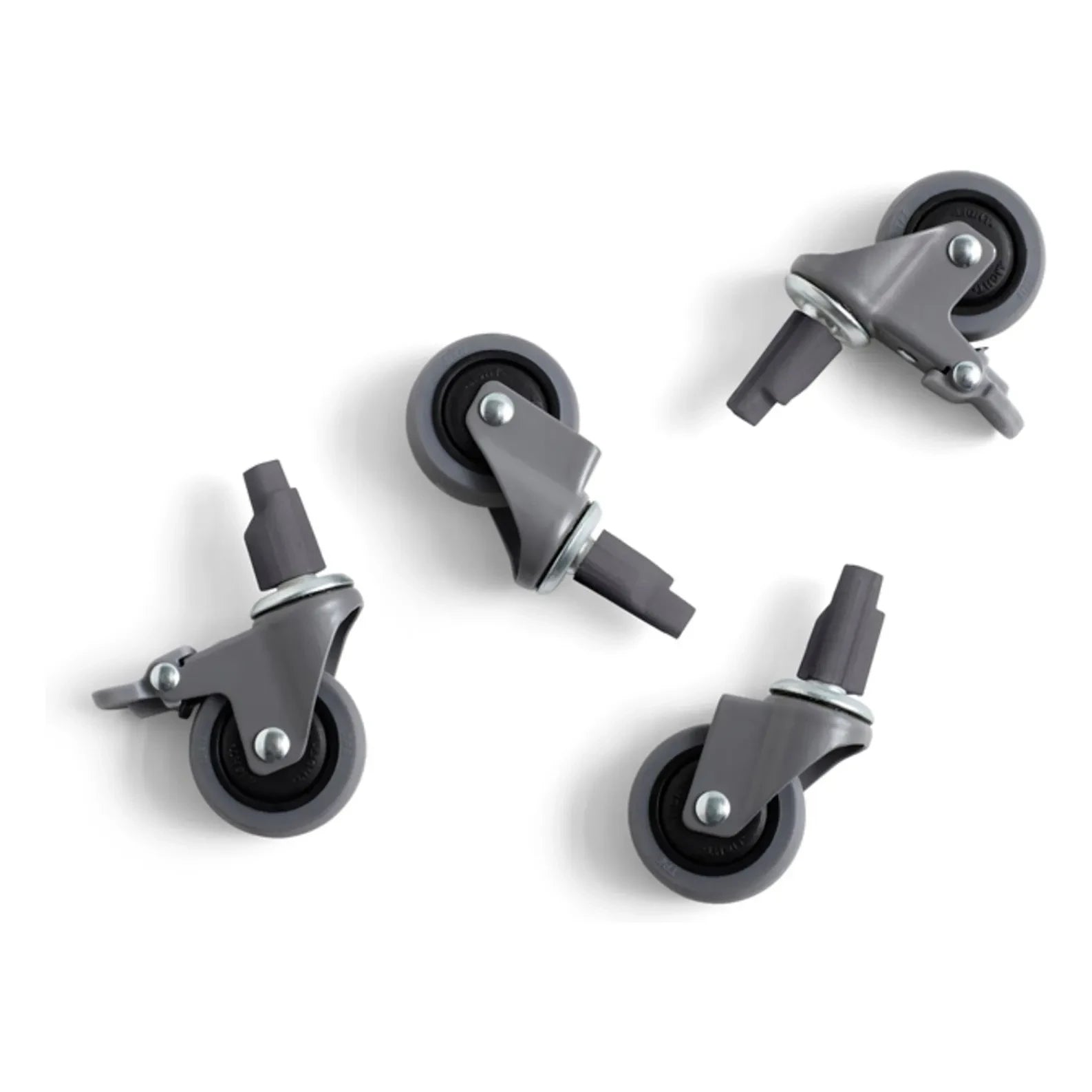 Hay - Ruedas para cajas plegables Crate - Set de 4 | Gris