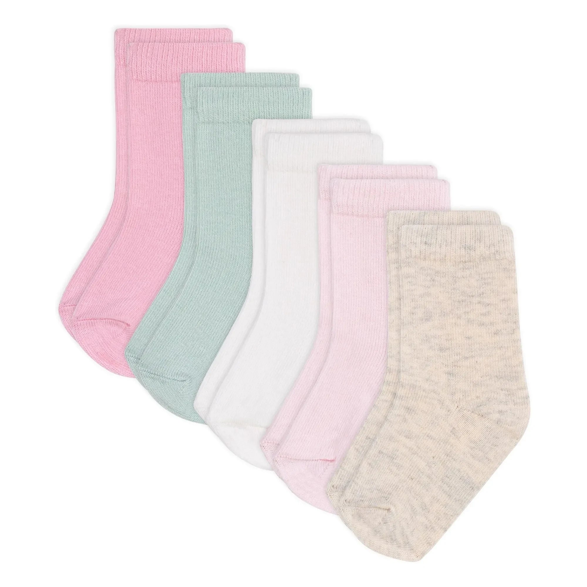 Petit Bateau - 5 pares de calcetines lisos | Rosa