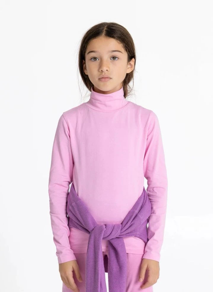 Smallable Kid - Camiseta con Manga Corta | Rosa Pálido