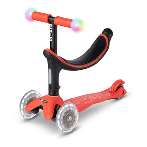 Patinete LED 3 en 1 Micro - Mini | Rojo