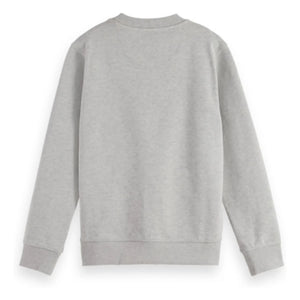 Scotch & Soda - Sudadera con parche del logo | Gris jaspeado