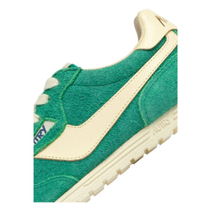 Autry - Zapatillas bajas de piel y ante Windspin de dos tonos | Verde
