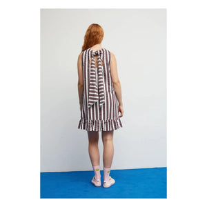 Dr Bloom - Vestido Cocomero Stripes | Berenjena