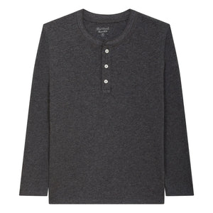 Hartford - Camiseta Henley | Gris oscuro