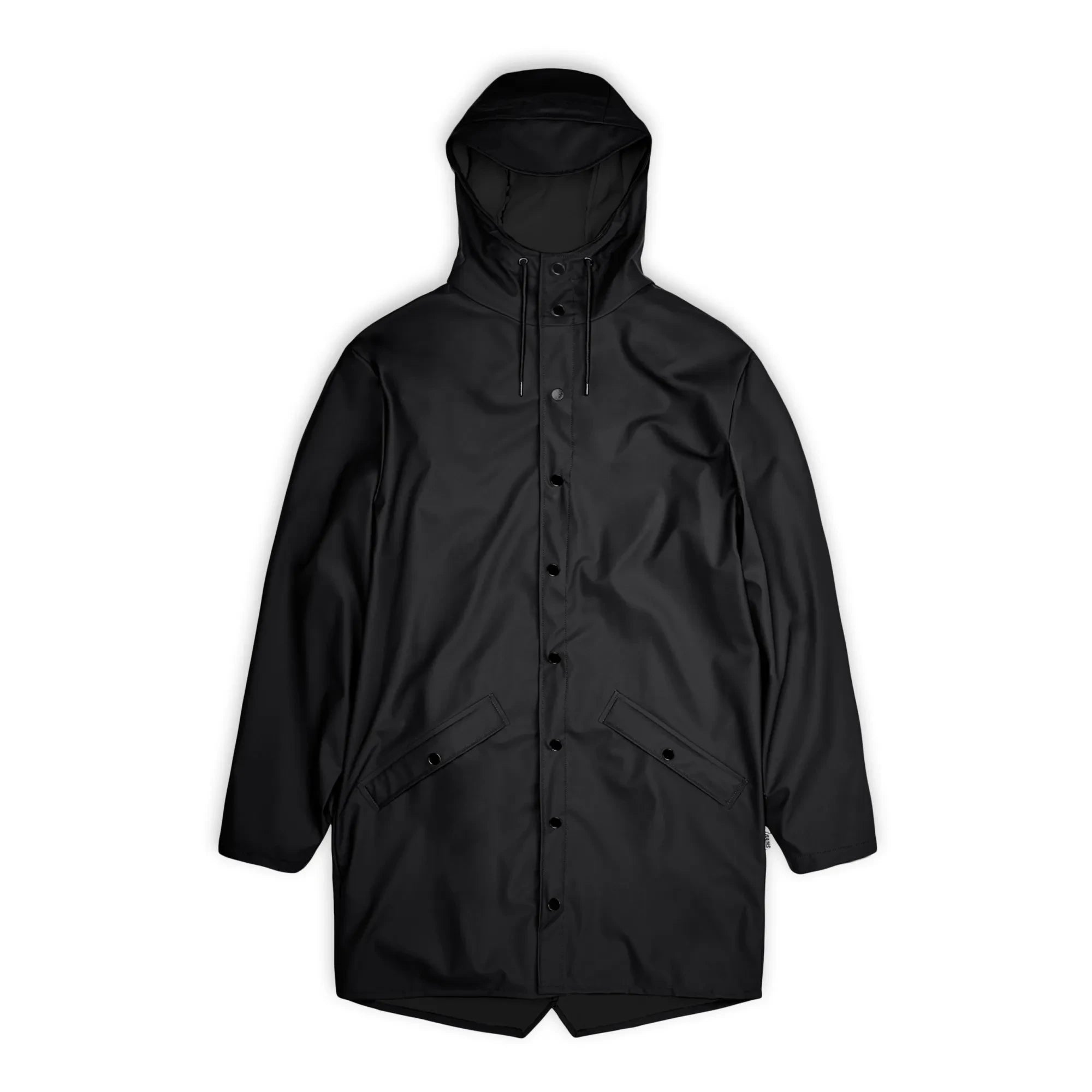 Rains - Gabardina larga unisex impermeable | Negro
