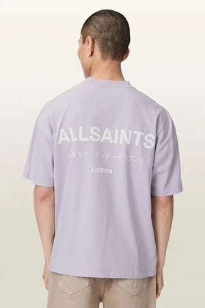 Camiseta extragrande de algodón para hombre AllSaints