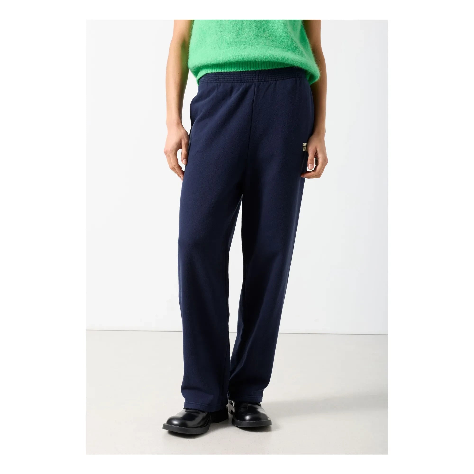 American Vintage - Jogger de algodón Plizzy | Azul marino