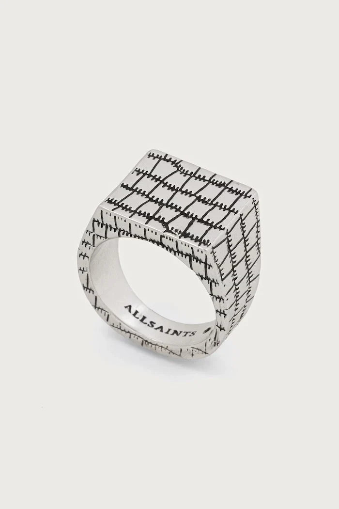 Anillo de sello de mujer de metal