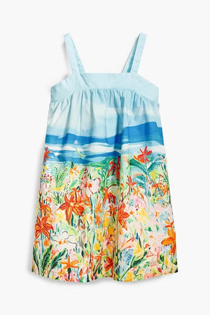 Vestido de algodón Desigual para niños