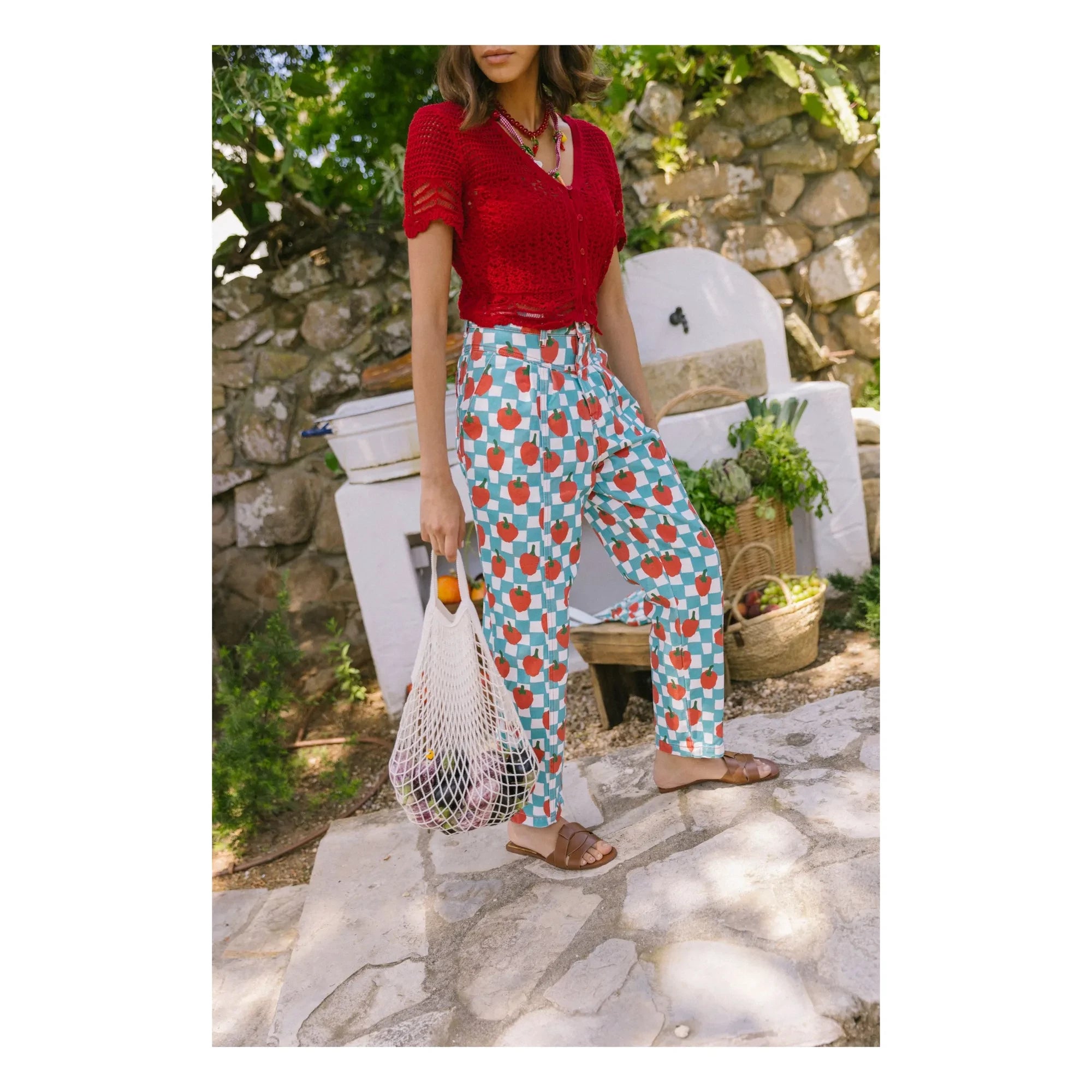 Favorite People - La Cantina Tomato Pantalón - Colección Mujer | Turquesa