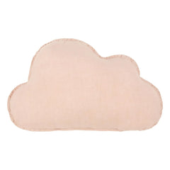 Nobodinoz - Cojín Nube - Lino francés | Rosa empolvado