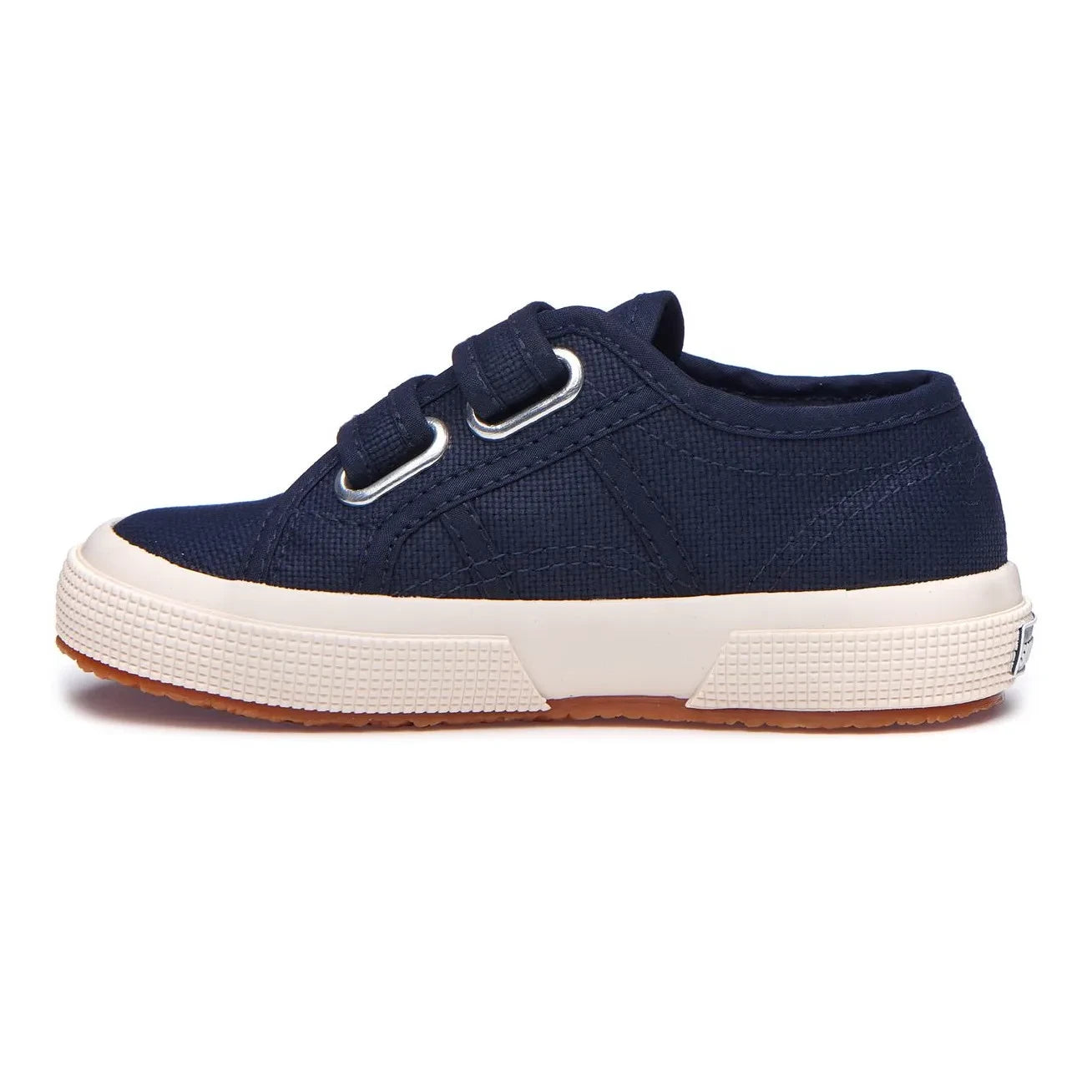 Superga - 2750 Zapatillas Clásicas con Cierre de Velcro | Azul Marino
