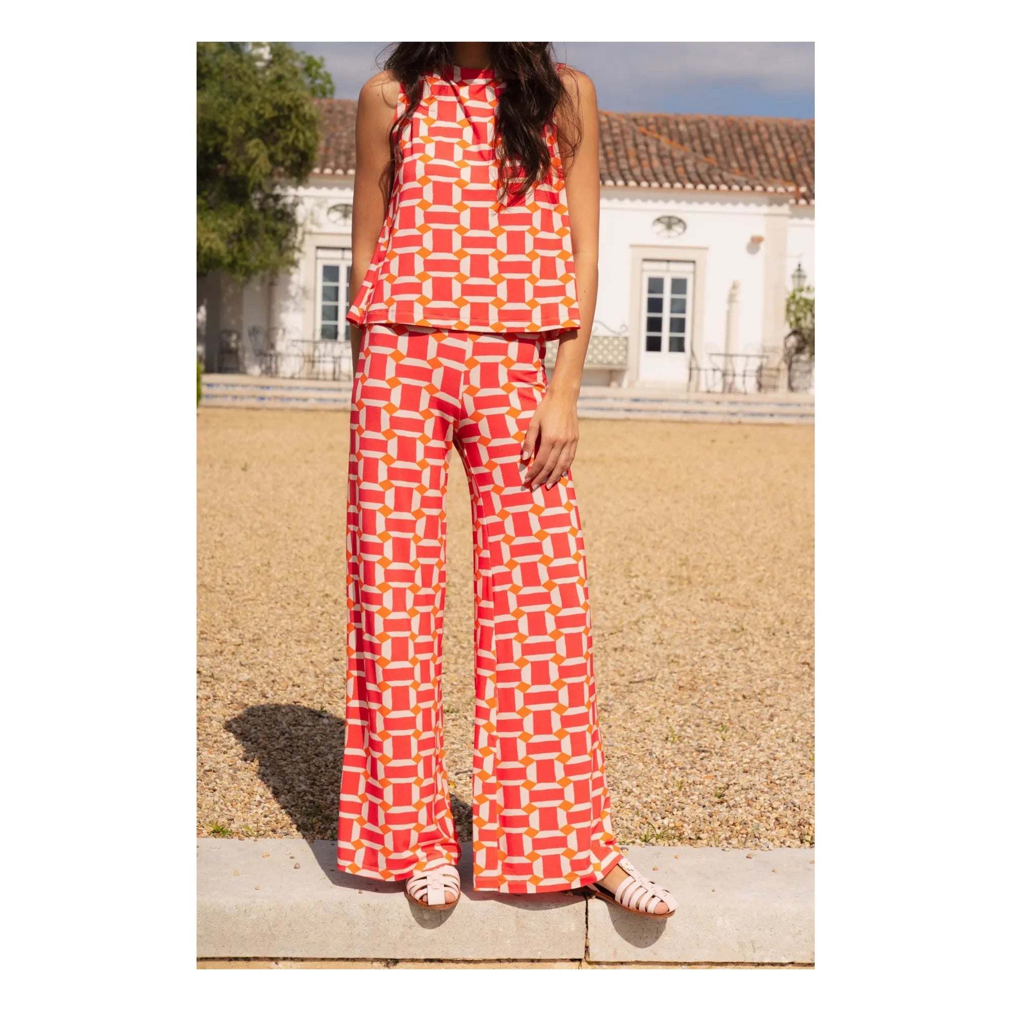 Colección Paloma - Pantalón Andrea Pink Mama - Ropa de mujer | Rosa