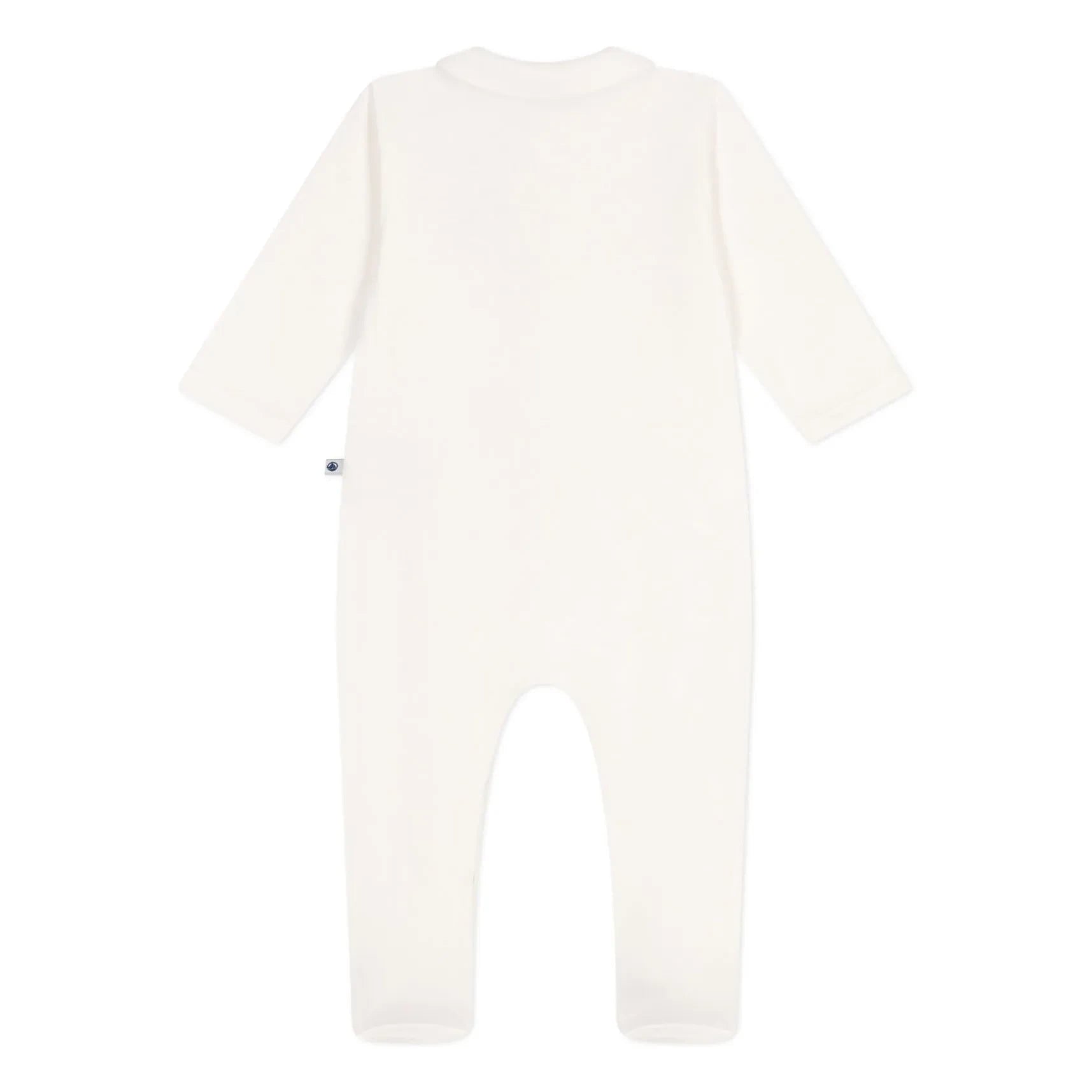 Petit Bateau - Pijama de dormir Petit Amour de algodón orgánico tubique | Blanco