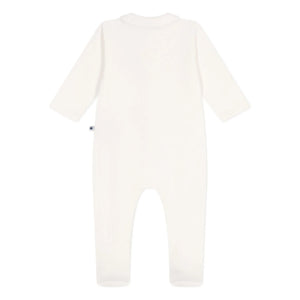 Petit Bateau - Pijama de dormir Petit Amour de algodón orgánico tubique | Blanco