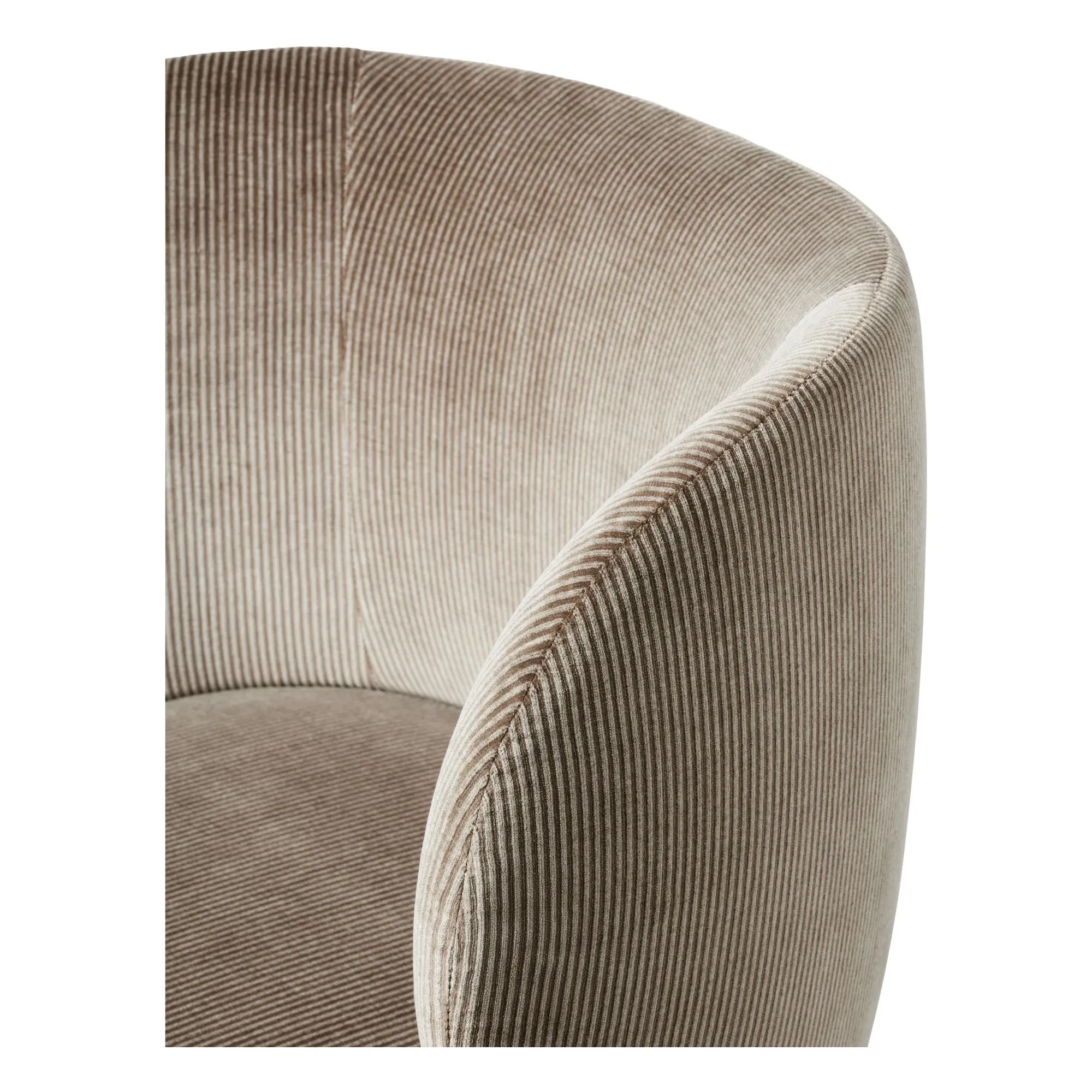 Ferm Living - Silla de oficina Rico de terciopelo | Gris