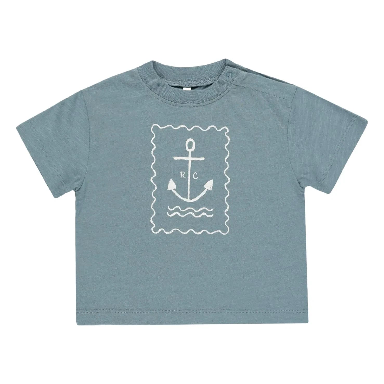 Rylee + Cru - Camiseta Anchor | Azul