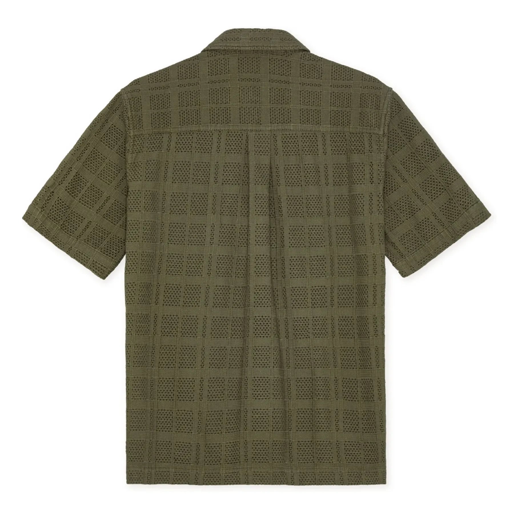 Les Deux - Camisa de manga corta de algodón Charlie | Caqui