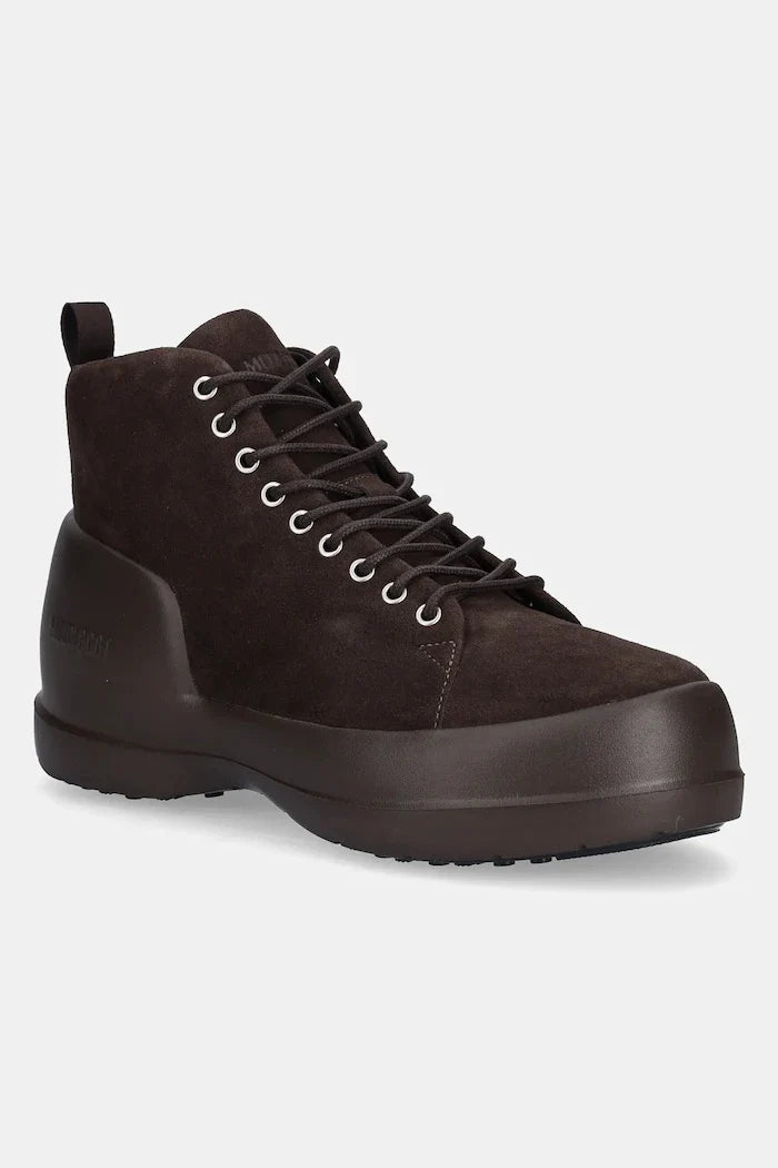 Botas de nieve de ante para mujer Moon Boot MB MEZZALUNA LACE UP MID SUEDE