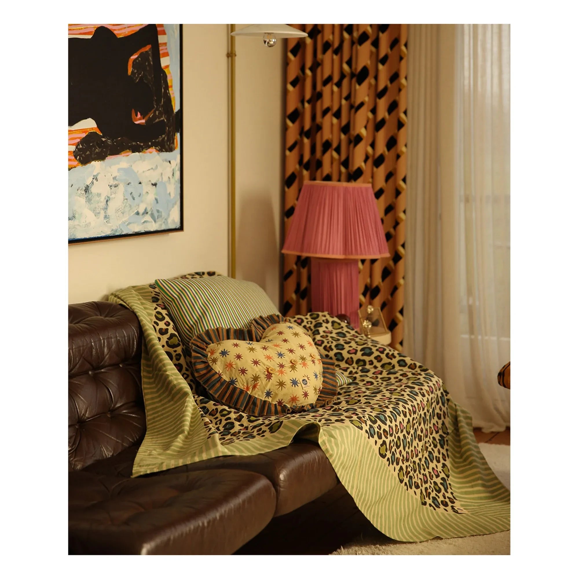 Doing Goods - Mantel Disco Leopardo | Multicolor