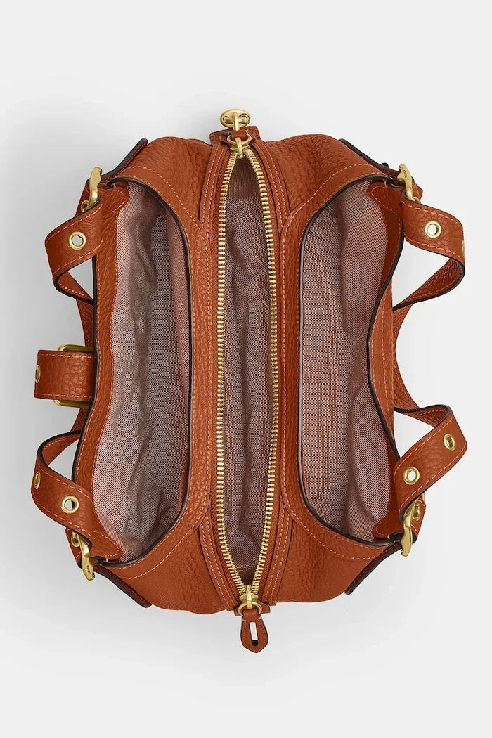 Bolso Drifter pequeño de cuero Coach
