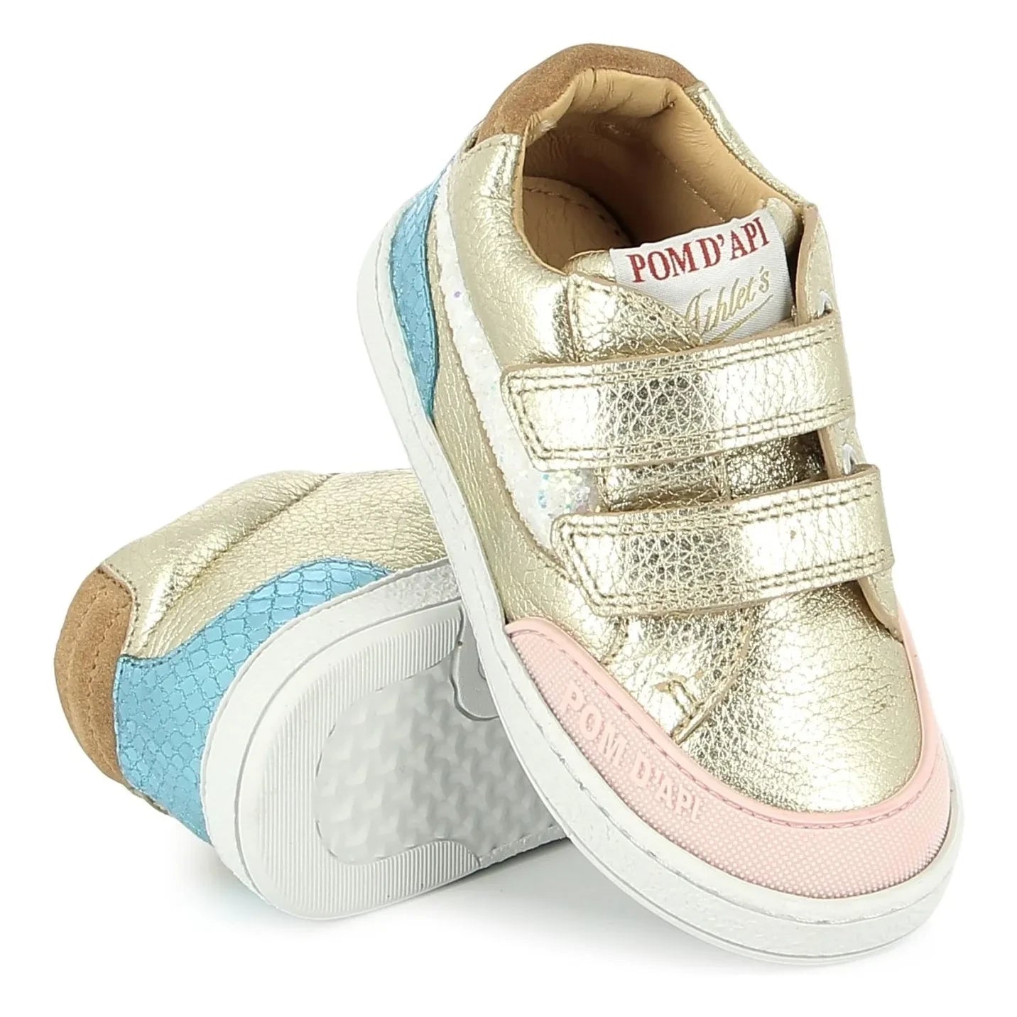 Pom d'Api - Zapatilla de espuma Backy | Dorado