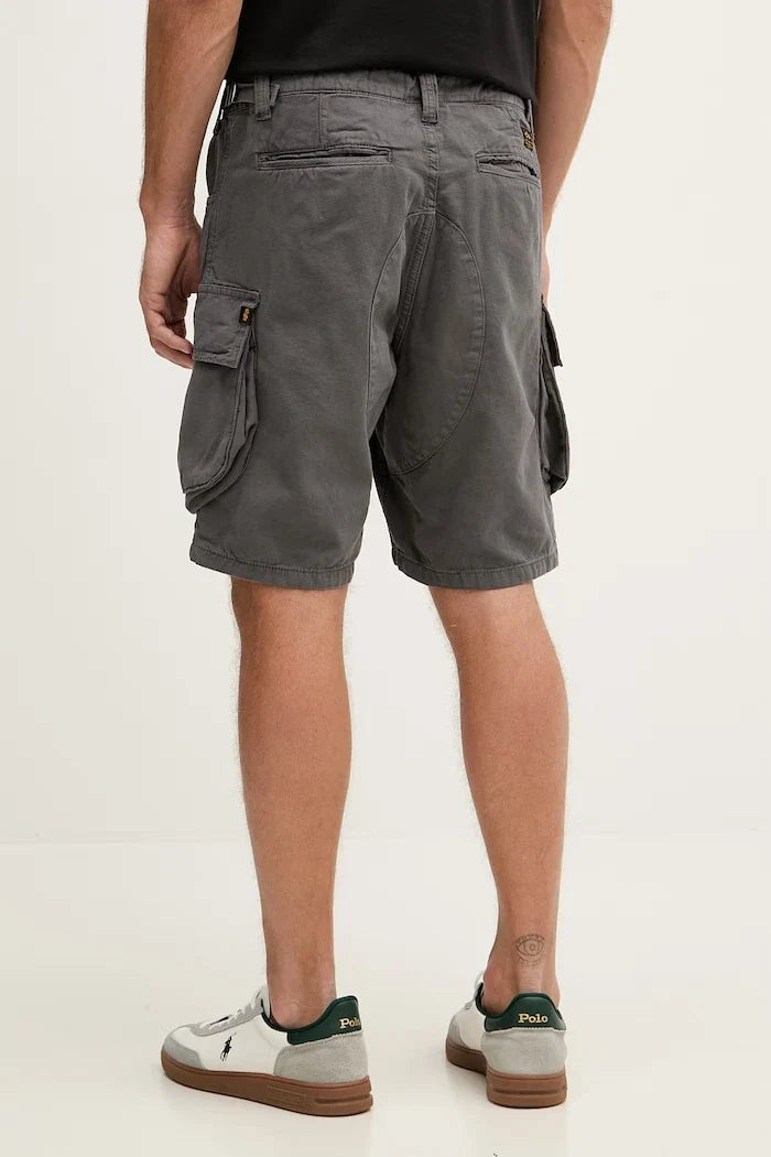 Pantalones cortos cargo Alpha Industries para hombre de lona de algodón