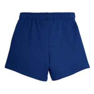 Mini Rodini - Pantalón corto de algodón orgánico | Azul oscuro